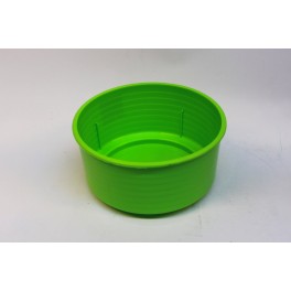 Terrina plastico 20x10h cm verde